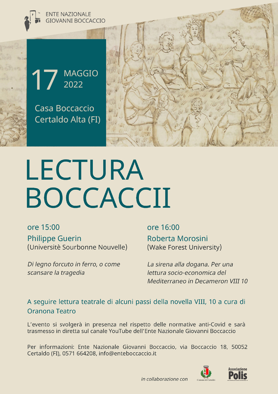 Lectura Boccaccii - EVENTO ANNULLATO