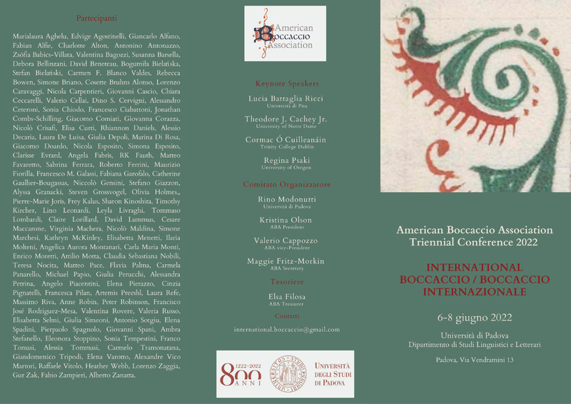 International Boccaccio / Boccaccio Internazionale